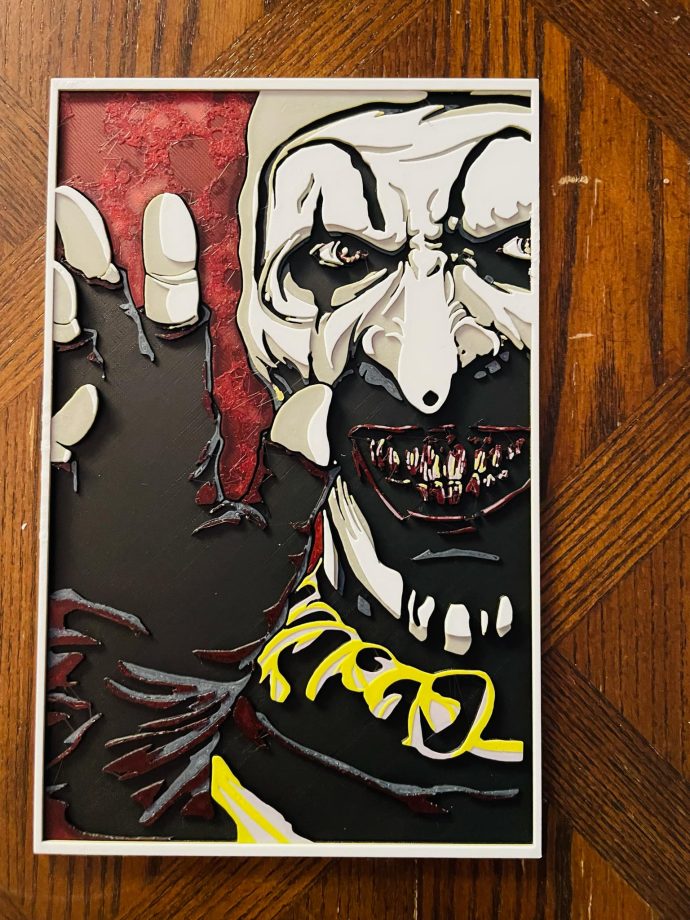 Art The Clown from Terrifier 3D Art