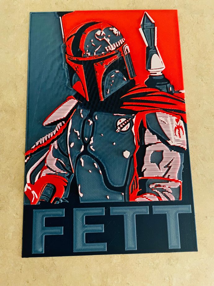 Boba Fett 3D Art