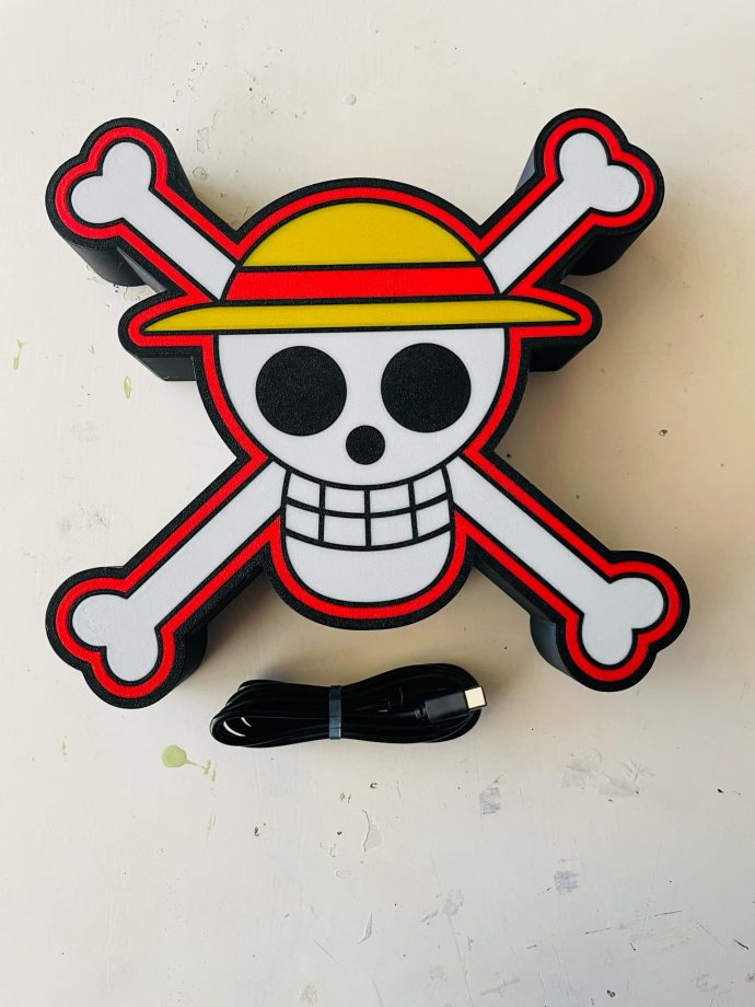 One Piece Straw Hat Jolly Roger Lightbox