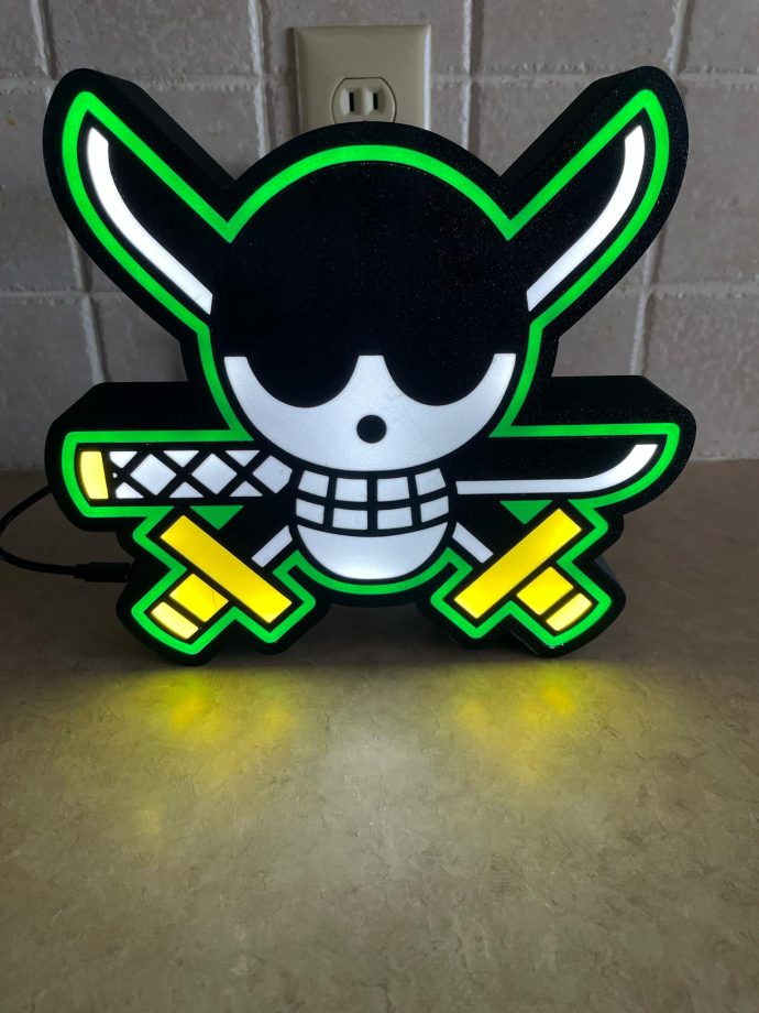 One Piece Zoro Jolly Roger Lightbox